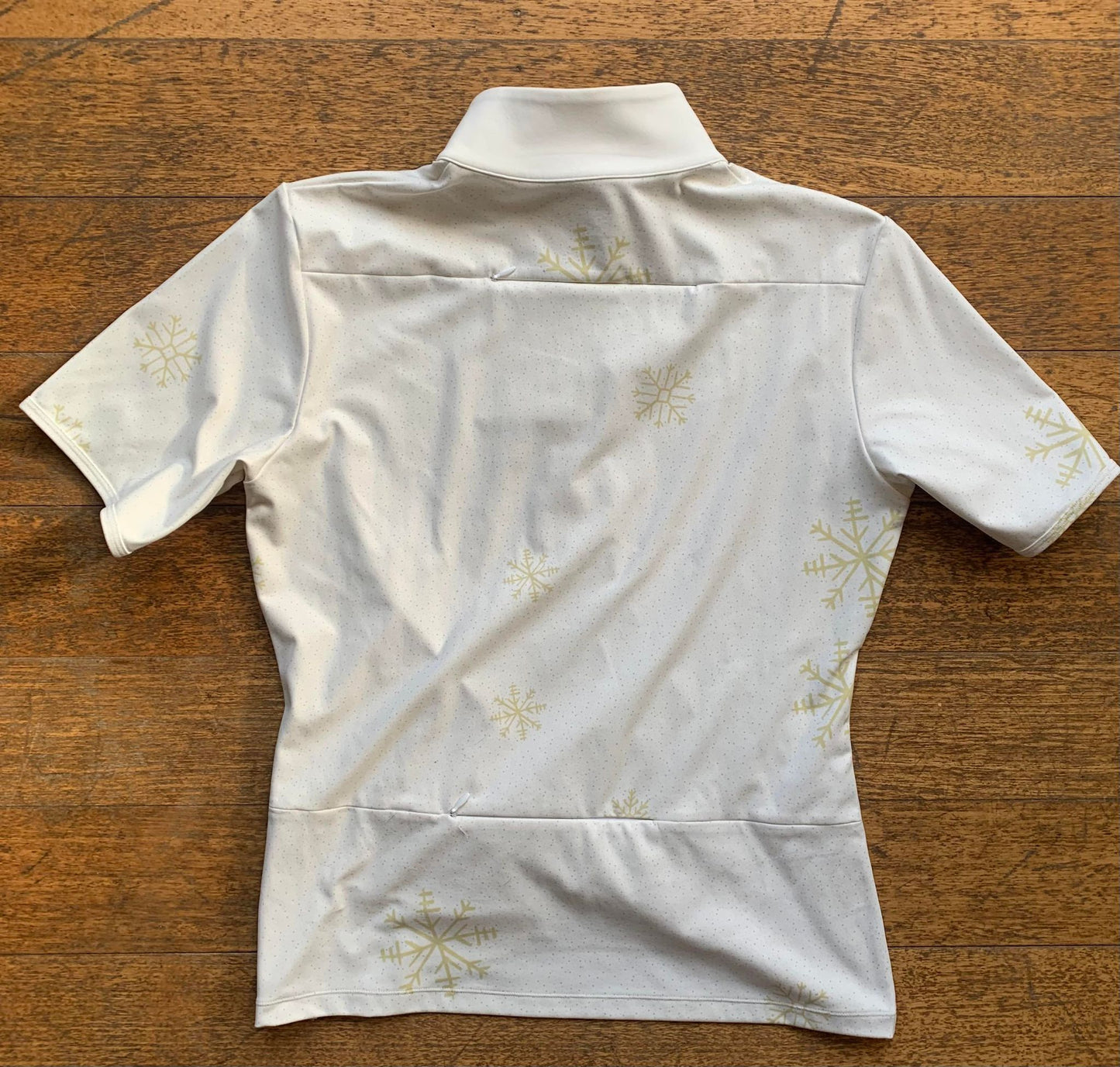 The Jazz White Short Sleeved Competition Shirt