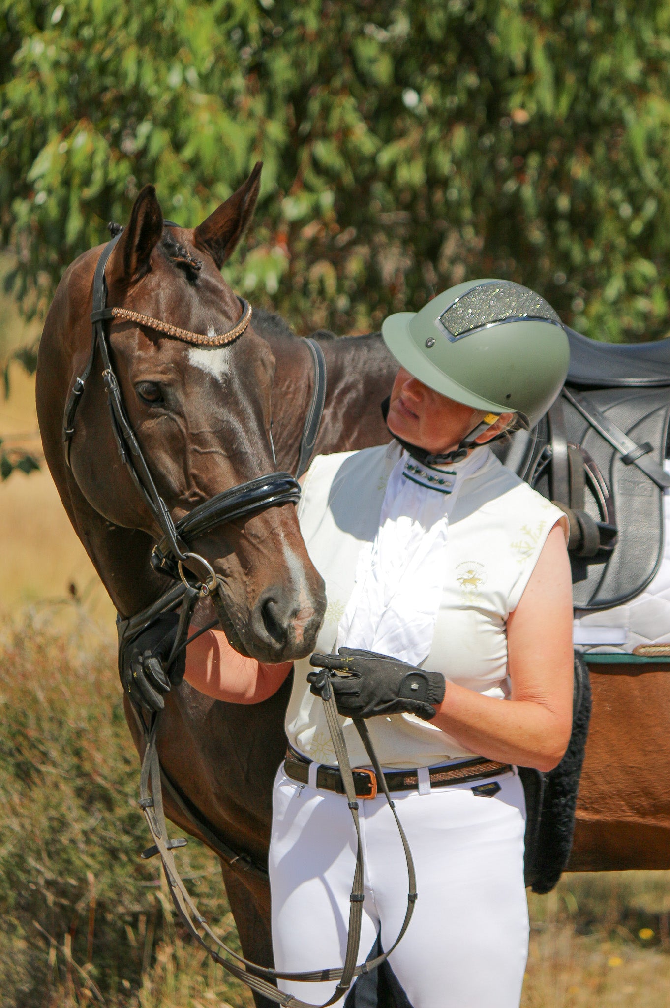 The Jazz White Sleeveless Competition Shirt