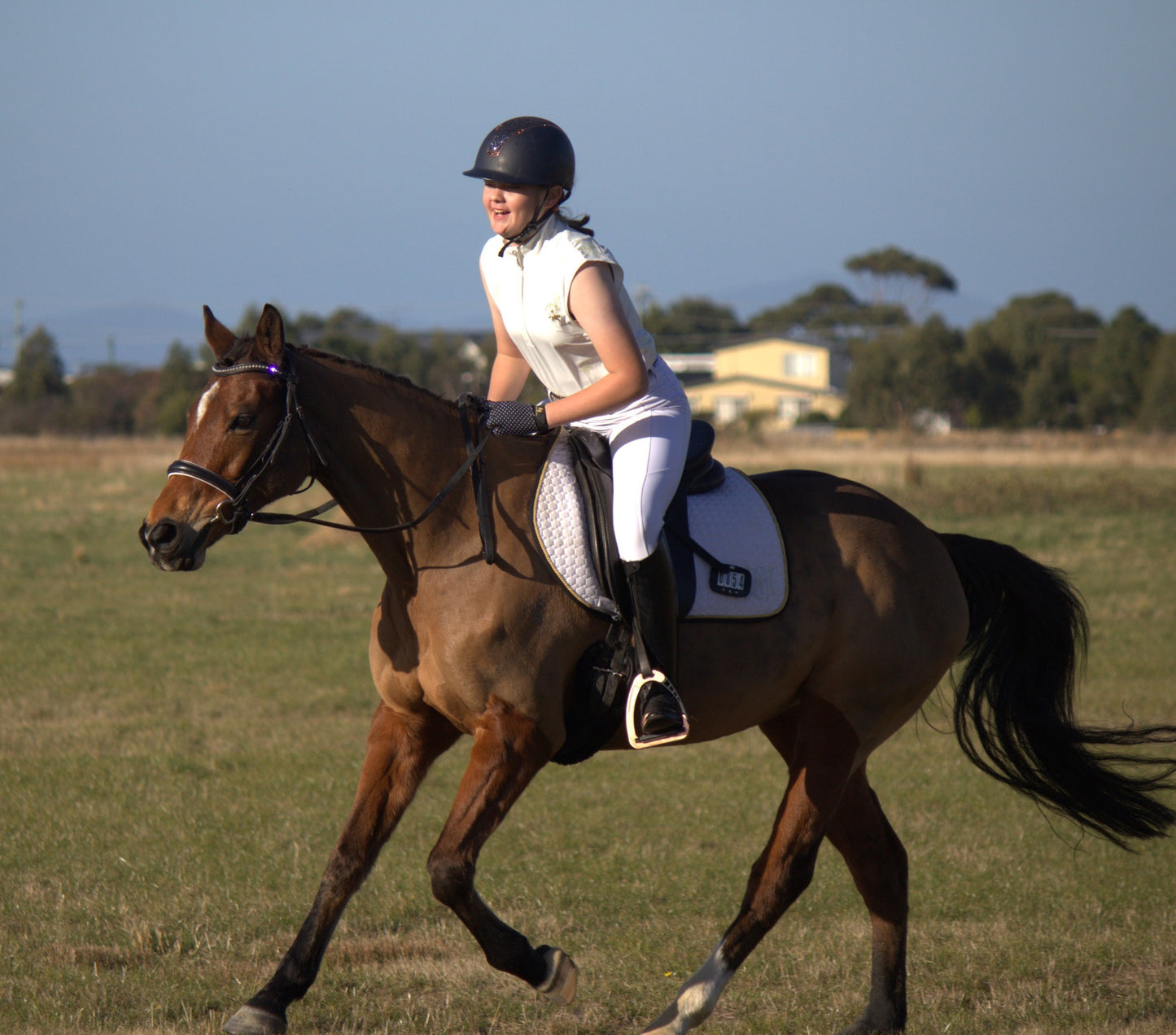 The Jazz White Sleeveless Competition Shirt